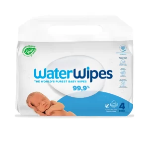 WaterWipes Lingettes Pures à l'eau Pack 4x60