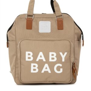 Sac À Dos À Langer Backpack Beige – Bagmori