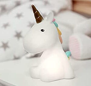 Kiokids VEILLEUSE DÉCORATIVE LICORNE 10CM