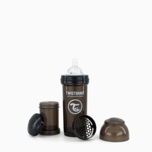 TWISTSHAKE Biberon anti-colique 260 ml 2 mois+ / NOIR