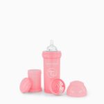 TWISTSHAKE Biberon anti-colique 260 ml 2 mois+ / Rose