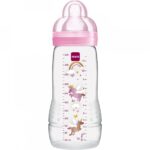 Biberon Mam Easy Active Baby Bottie 330 ml +4 mois Rose