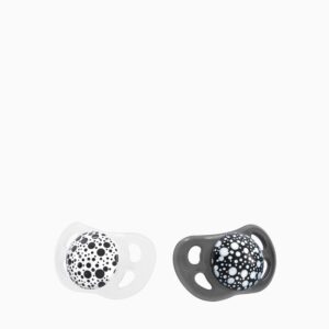 TWISTSHAKE 2x Pacifier 6+ m Blanc / Noir