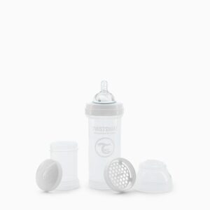 TWISTSHAKE Biberon anti-colique 260 ml 2 mois+ / BLANC