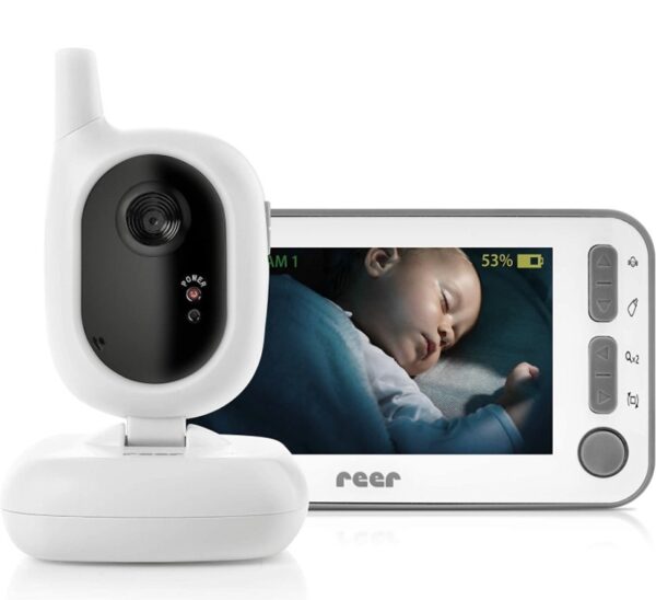 Reer Babycam L Babyphone Vidéo avec Écran Ecoute-Bébé TFT