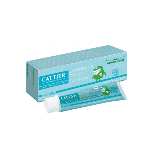 CATTIER Dentifrice goût menthe enfant 7 ans et plus