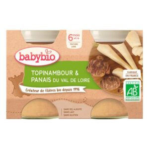 Babybio Petits pots au topinambour et panais du val de loire 2x130g