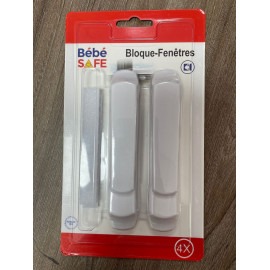 BéBé SAFE Bloque-fenêtres coulissantes (4pcs)