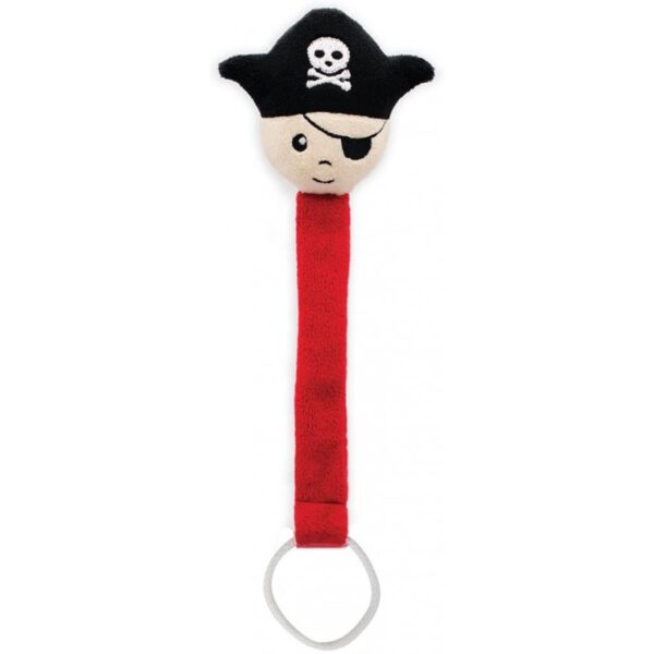 DODIE Attache-sucette doudou Rouge Pirate