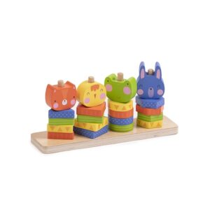 Eurekakids - Geo Stacking Animals Circus 12M+