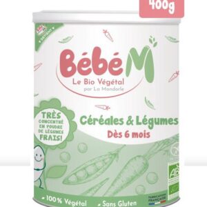 Bébé M Céréales et légumes 400g - Dès 6 mois