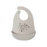 Kiokids - Bavoir en silicone "Gris"