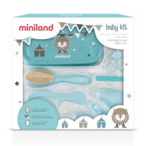 Miniland Trousse de soin santé et toilette bébé bleu