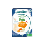 MODILAC - Mes Céréales Bio Carottes - Dès 4 mois, 250g