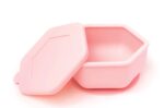 Tiny Twinkle Bol en silicone avec ventouse et couvercle Rose