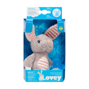 DR.BROWN'S Lapin Lovey Avec Tétine Bleue Une Pièce