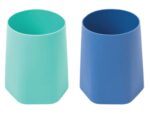 Tiny Twinkle lot de 2 tasses d'apprentissage en silicone Mint Indigo