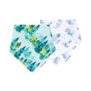 Tiny Twinkle lot de 2 bavoirs Bandana Forêt +3mois