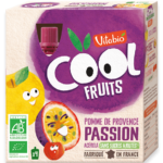 COOL FRUITS POMME DE PROVENCE PASSION - 4 gourdes de 90g