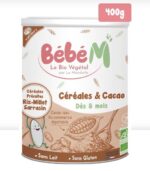 Bébé M Céréales et Cacao 400g - Dès 8 mois