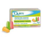 QUIES EN MOUSSE FLUO BTE 6 UNITES