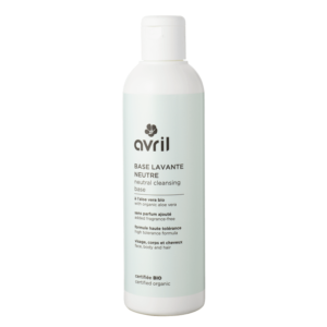 AVRIL BASE LAVANTE NEUTRE 240ML - CERTIFIÉE BIO