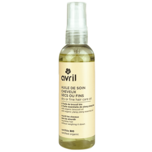 AVRIL HUILE DE SOIN CHEVEUX SECS OU FINS 100 ML - CERTIFIÉE BIO