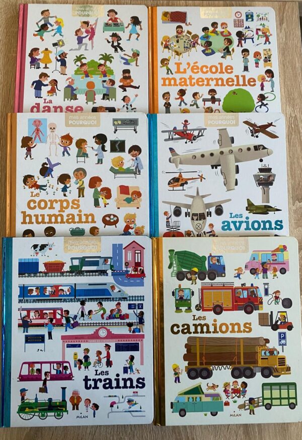 Pack 6 livres mes années pourquoi + 5 ans