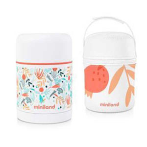 Miniland – Thermos Mancare Solida 600 ml Mediteranean