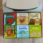 pack de 6 Imagiers en anglais My First creatures first word books