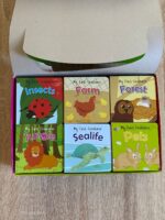 pack de 6 Imagiers en anglais My First creatures first word books