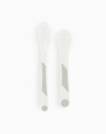 Twistshake Lot De 2 Cuillères Pour Bébé  – BLANC