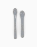 Twistshake Lot De 2 Cuillères Pour Bébé  – GRIS