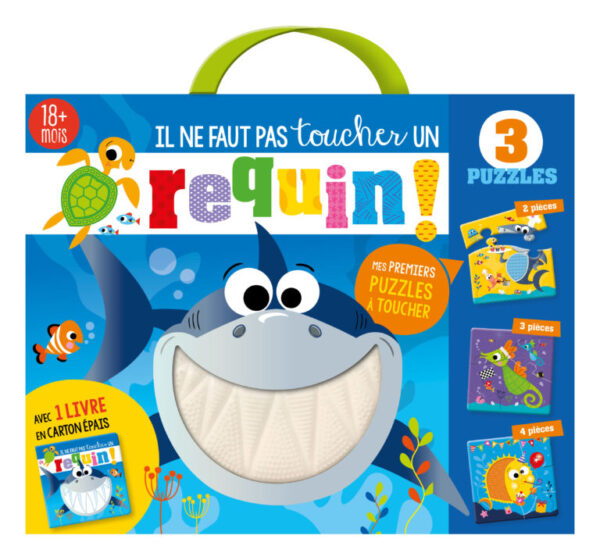 Il ne faut pas toucher un requin – Coffret 3 puzzles