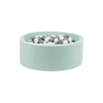 LARISA &amp; PUMPKIN MINT BALL PIT - SILVER/WHITE BALLS