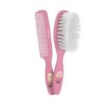 BETER MINICURE BROSSE ET PEIGNE POUR BEBE EXTRA SOFT ROSE