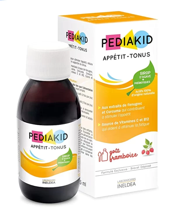 PEDIAKID Appétit-Tonus goût framboise 125ml